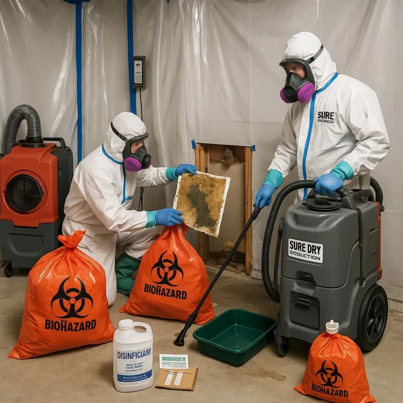 Contaminated Water Handling Protocols process in Fort Polk South, LA