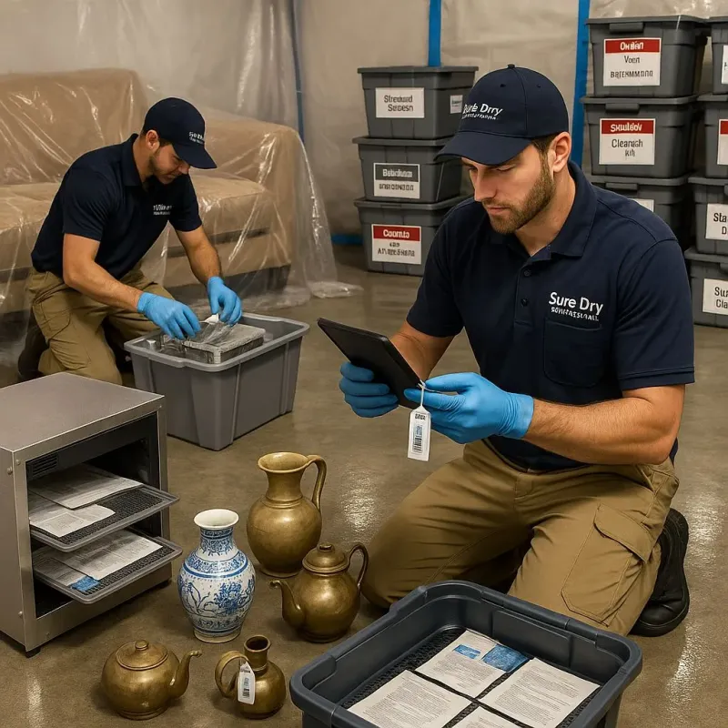 Content Protection and Restoration process in Fort Polk South, LA